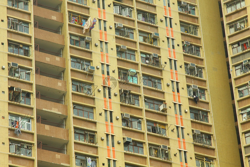 香港公寓楼区城市火车天空蓝色民众土地住宅运输建筑房子图片