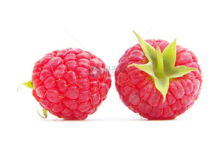 树莓草莓花园活力食物水果甜点饮食养分覆盆子果味红色图片