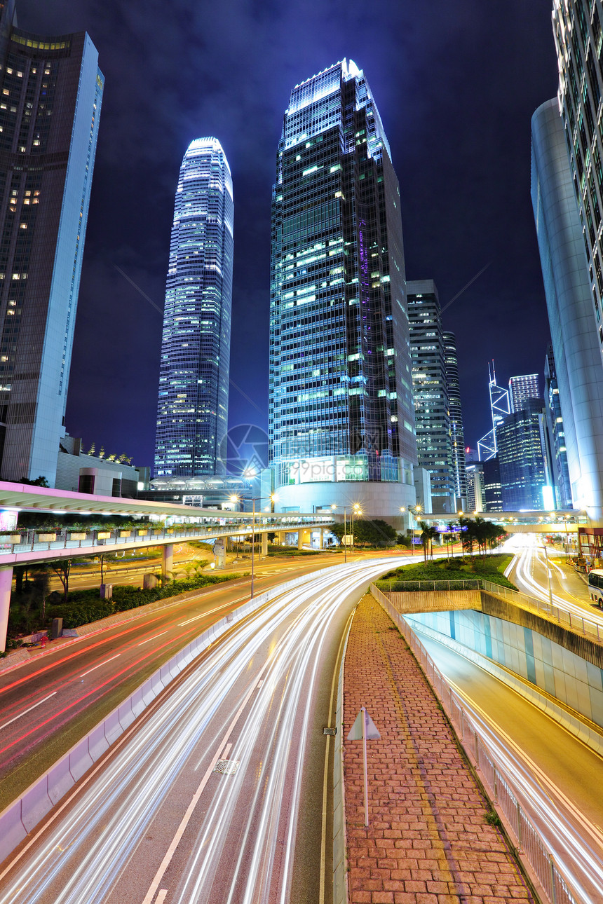 通过香港市中心的交通流量市中心办公室景观商业金融旅行戏剧性运动运输公共汽车图片