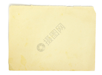 纸张阴影小路黄色羊皮纸笔记软垫正方形摄影公告白色背景图片