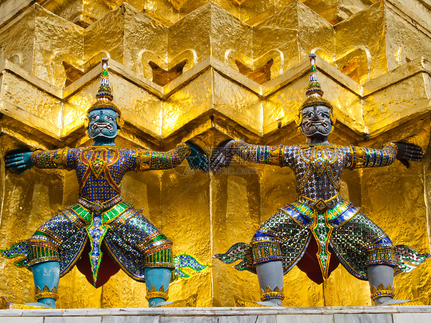 大宫中的泰国巨人土科历史旅游建筑文化金子旅行城市建筑学历史性艺术图片
