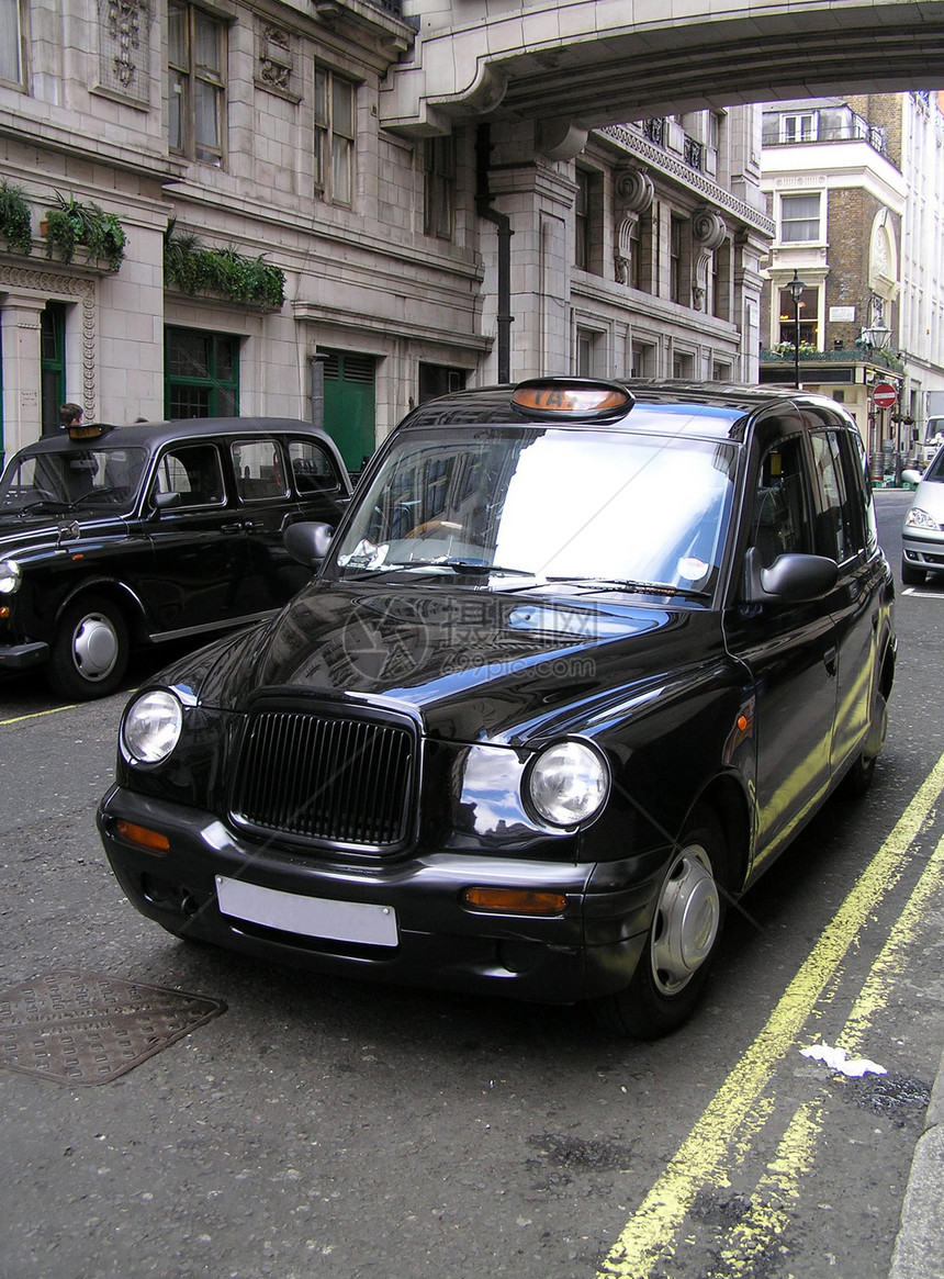古典伦敦出租车图片