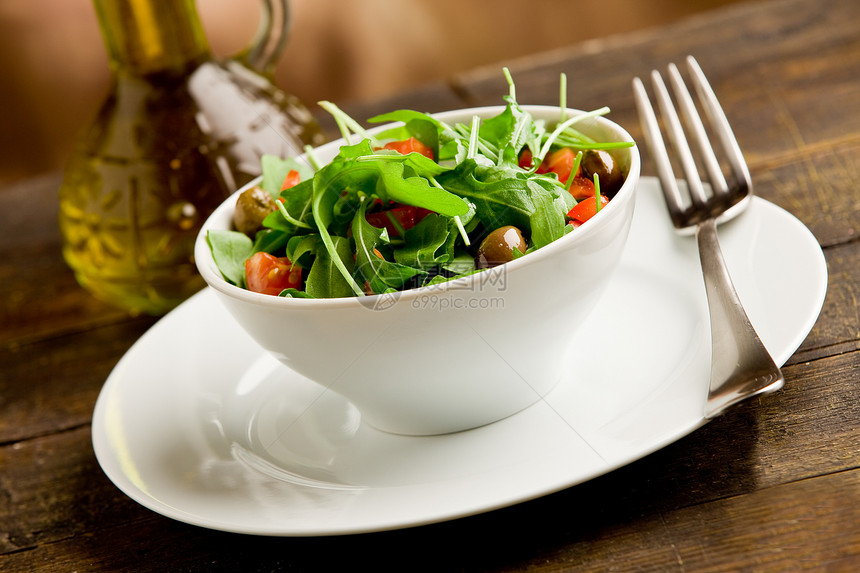 健康沙律食品乡村美食盘子素菜桌子饮食食物图片