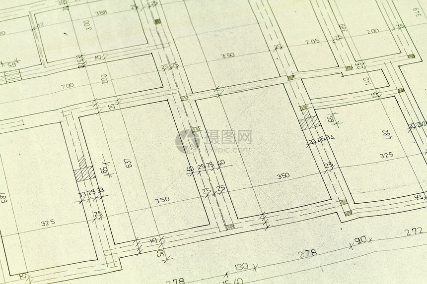 蓝图打印建设者木匠工程蓝色草稿图表地面草图绘画图片