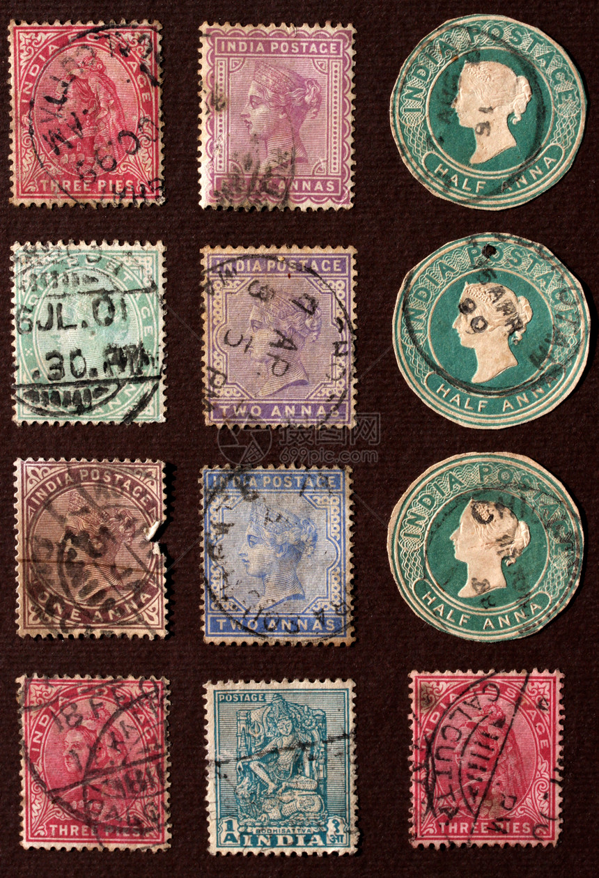 印章古董国际邮件邮票文档邮政历史性异国邮戳情调图片