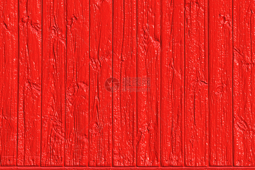 红色围栏木头控制板材料古董硬木风格水平墙纸装饰橡木图片