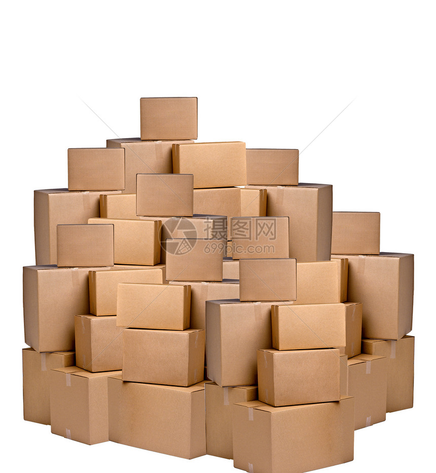 纸板纸箱财产卡片库存船运货运贮存办公室运输邮政送货图片