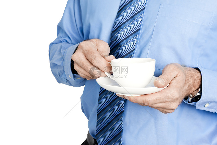 咖啡杯头发喜悦咖啡商业眼睛微笑男性蓝色快乐男人图片