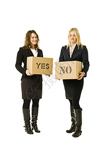 是或否是或否 选择成人商业包装商务职业秘书棕色专业纸板盒子背景图片