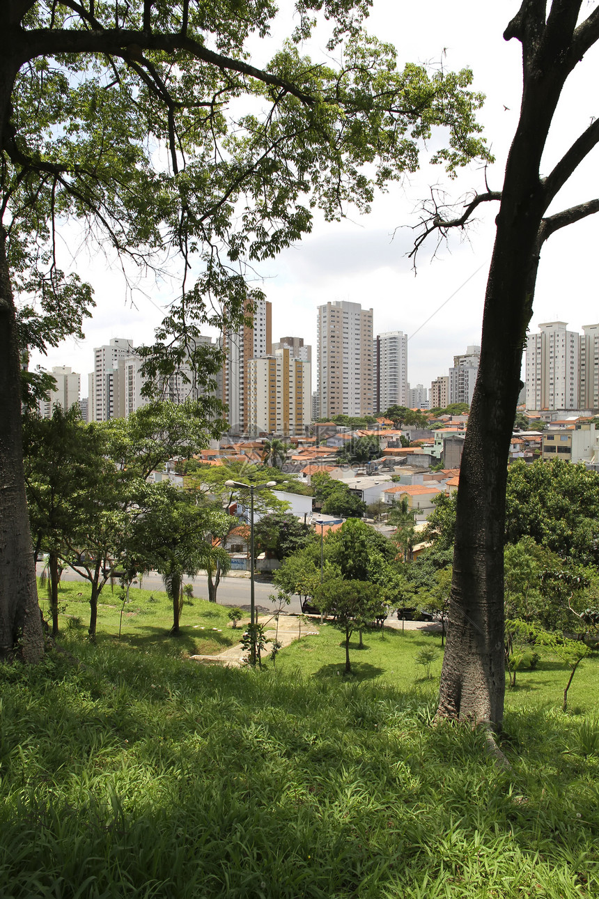 查看圣保罗摩天大楼绿色首都建筑城市公园中心风景旅行建筑学图片