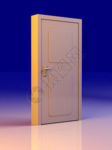 扇门出口框架门框锁定门把手入口背景图片