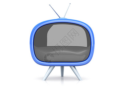 Retro Tv 重试Tv电子产品屏幕展示电视播送广告天线投掷手表播客背景图片