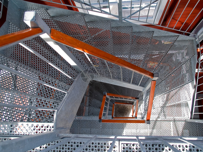 楼梯间救援金属螺旋建筑灰色出口楼梯建筑学房子梯子图片