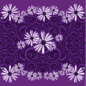 使用 disisies 样式花瓣紫色雏菊背景图片