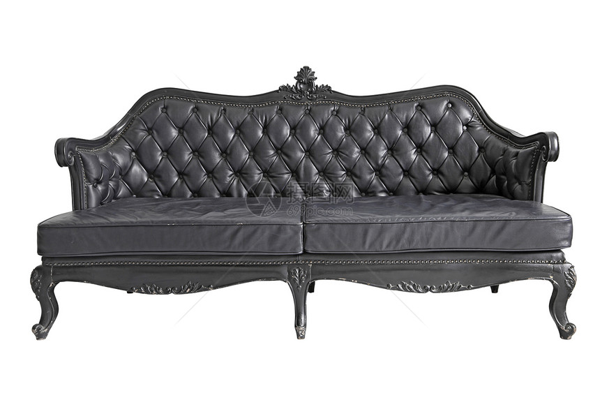 黑色黑皮沙发扶手工作室织物装潢装饰闲暇长椅衣服木头风格图片