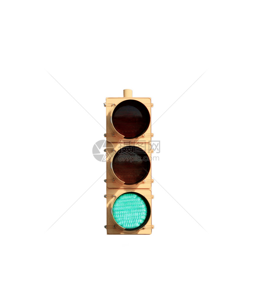 绿色交通信号灯白色红灯减速安全信号灯红绿灯黄色警告运输图片