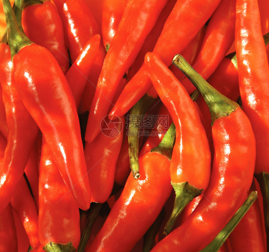 红色热辣椒的背景背景图片