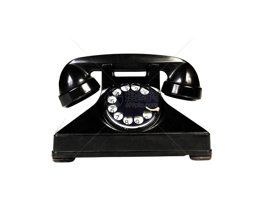 古用电话服务听筒表盘商业盘子电讯讲话办公室拨号技术图片