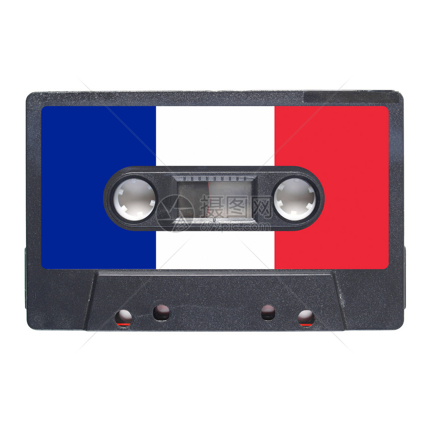 磁带盒音乐国家记录艺术电子产品磁带立体声空白技术旗帜图片