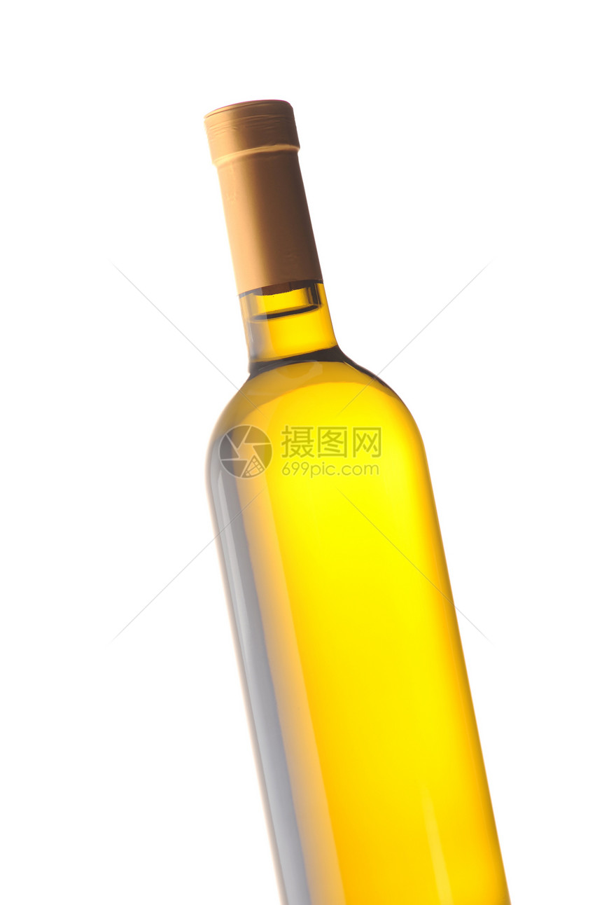 白葡萄酒瓶白酒反射透明度白色图片