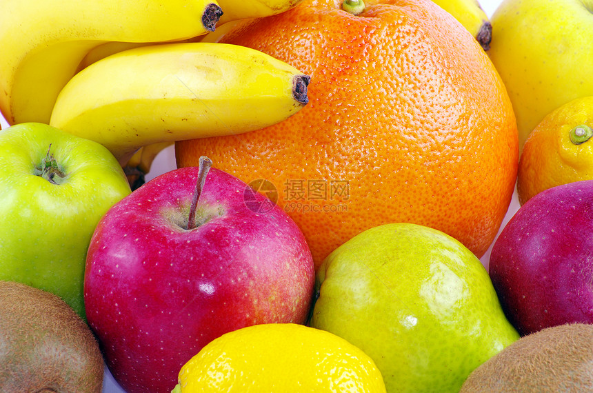 水果果早餐橙子水果饮食市场沙拉产品柠檬果汁香蕉图片