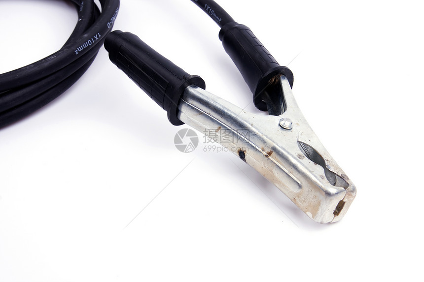 鳄鱼夹金属工作充值夹钳电源螺栓行业电源线工具电缆图片