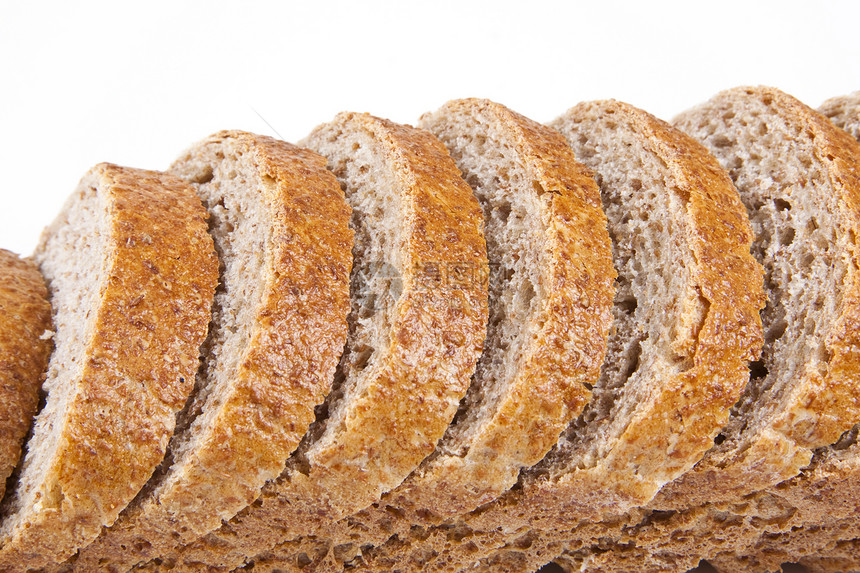 与世隔绝的面包面包小路白色粒子包子食物燕麦粮食厨房玉米种子图片