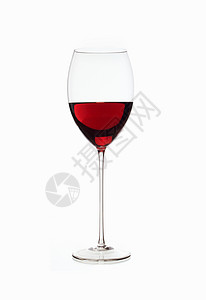勃艮第葡萄酒红酒在玻璃杯中酒吧美食反射餐厅工作室宏观红色饮料食物液体背景
