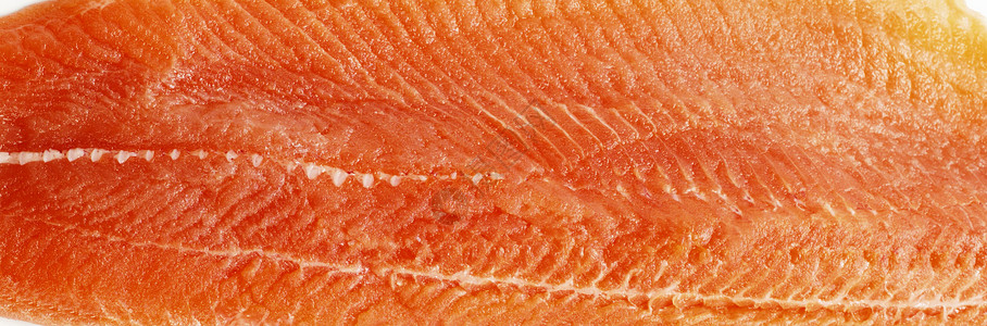 生红色红鲑鱼鱼食物红鱼午餐海鲜盐水美食宏观鱼片鳟鱼餐厅橙子背景图片