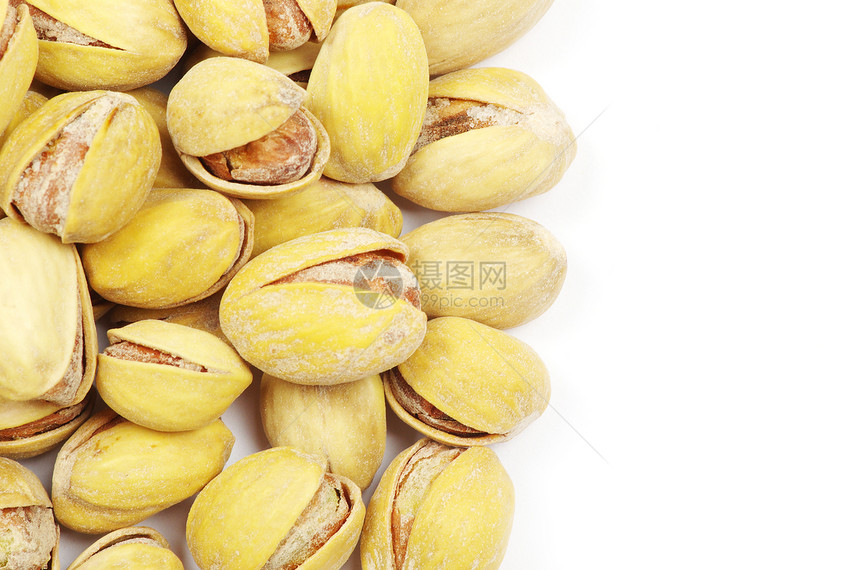 Pistachios 螺旋藻坚果小吃食物美食团体核心种子蔬菜水果开心果图片