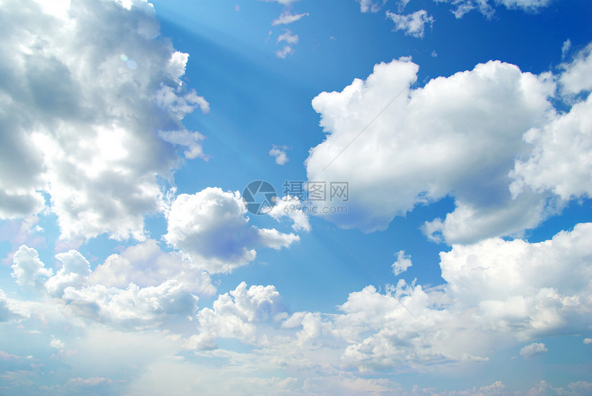 云白色天空乌云生长天堂气候蓝色青色天气多云图片