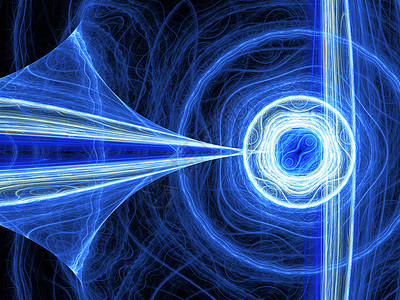 金粉圆圈漩涡抽象计算机生成蓝色能量分形 如反面一样好绘画曲线活力涡流漩涡插图电脑创造力墙纸艺术背景
