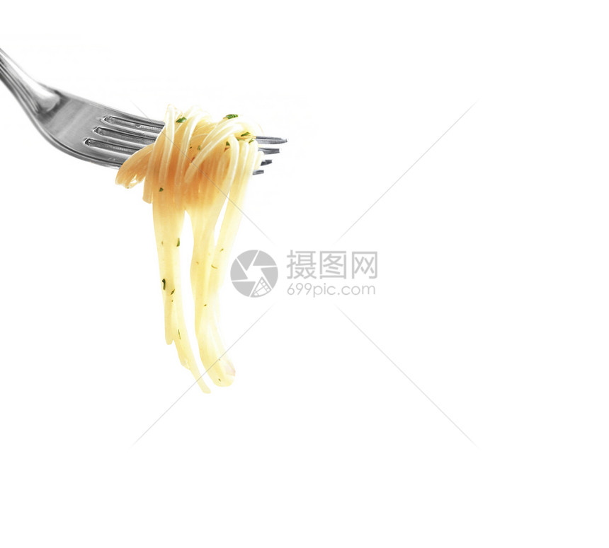 叉口面食用餐宏观食谱香菜饮食胡椒草本植物盘子美食面条图片