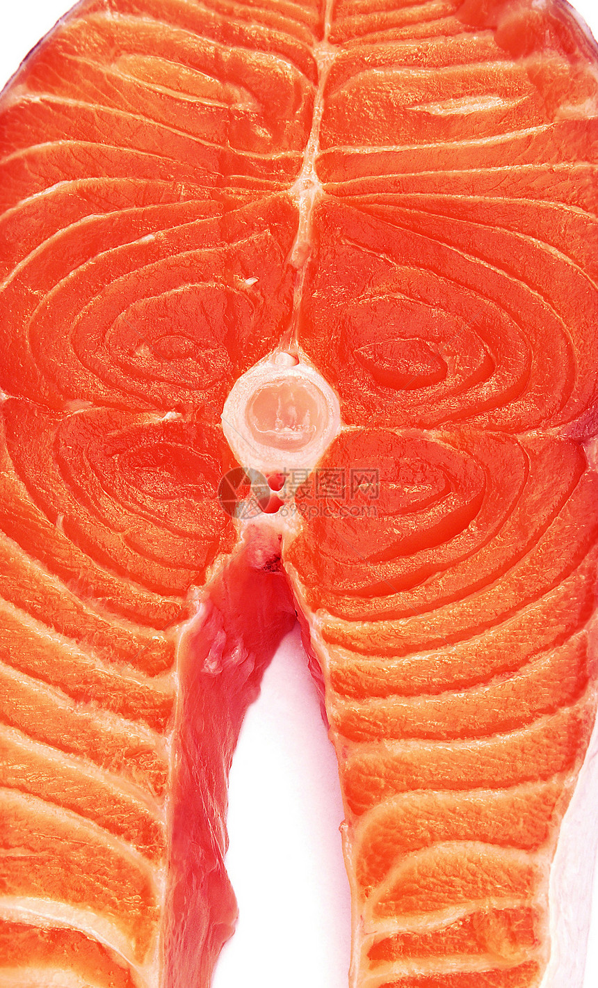 白上孤立的红鱼午餐红色海鲜美味胡椒奢华皮肤工作室牛扒美食图片