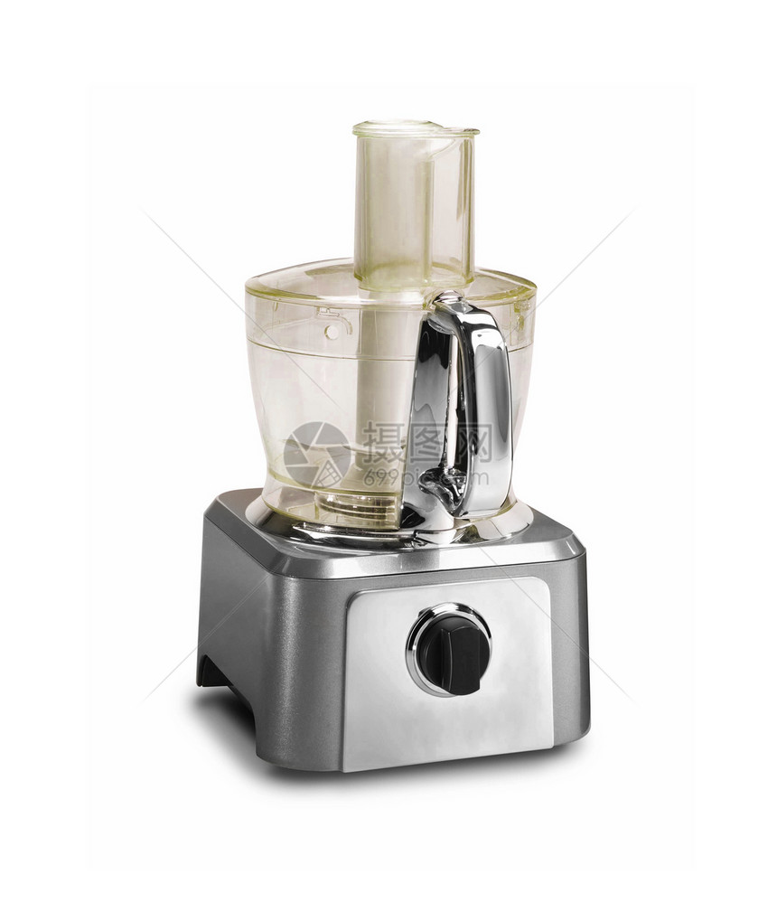 白色背景孤立的食品处理器Name蒸汽硬件新娘处理器汽船烹饪搅拌机部门食物厨具图片