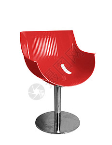 红色椅子放松座位白色家具板条休息背景图片