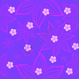 花纹形态紫色花瓣粉色背景图片
