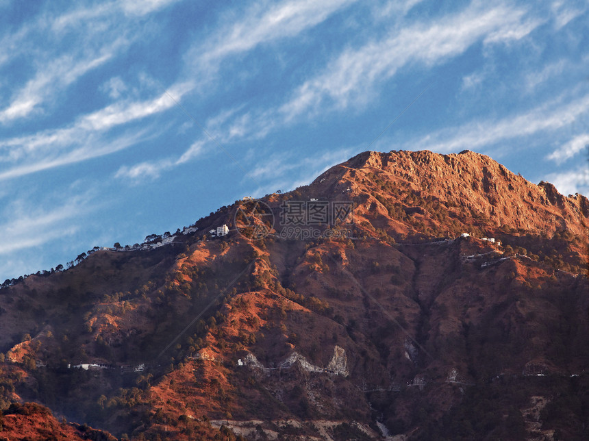 瓦伊什诺奥德维喜马拉雅山的黎明图片