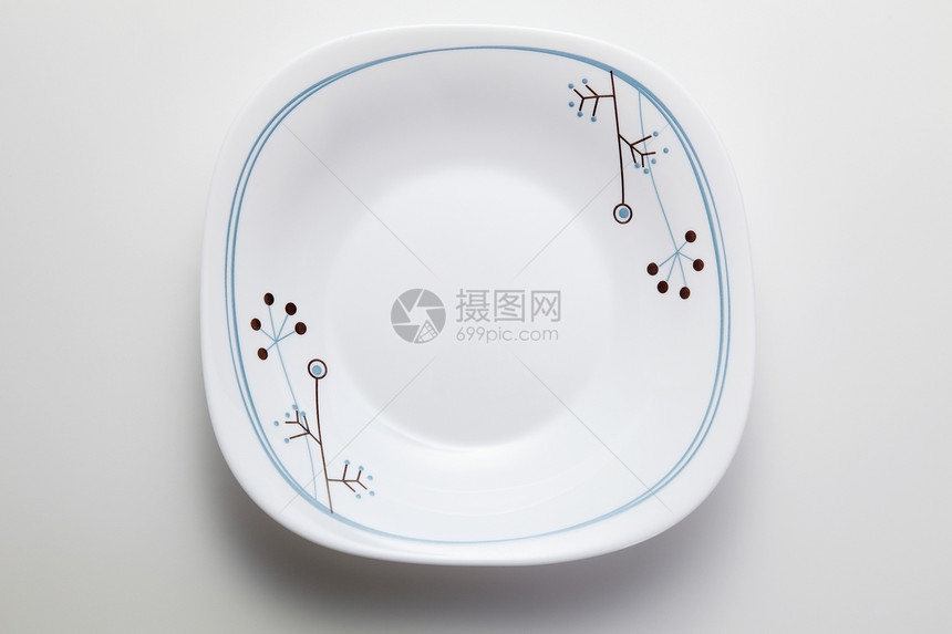 空板晚餐餐具商品白色形状盘子设计师图片