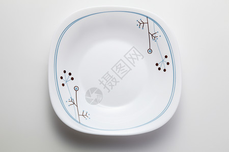 空板晚餐餐具商品白色形状盘子设计师背景图片