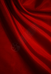 平滑的红丝绸背景窗帘热情纺织品红色材料海浪布料柔软度奢华粉色背景图片