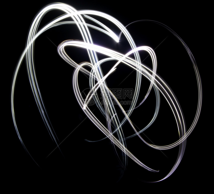 明亮的灯光对比度车削漩涡单线摄影运动体力派对速度效果图片