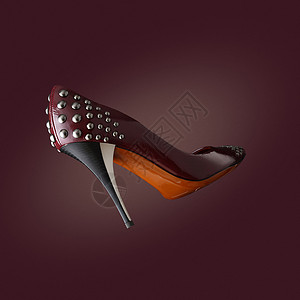 女鞋 时装照片红色奢华背景图片