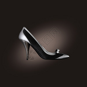 女鞋 时装照片黑色奢华背景图片