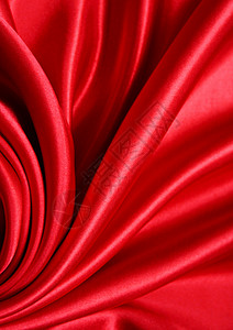 红窗帘红色的闪亮的高清图片