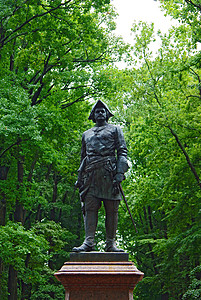 青铜戈俄罗斯皇帝彼得一世的纪念碑背景