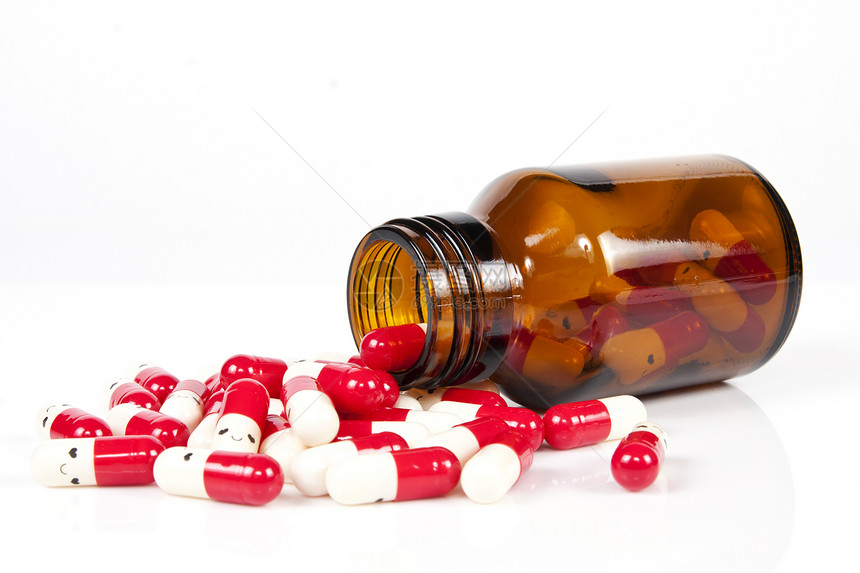 药品溢出药盒医疗影棚用品药店抗生素物体医学瓶子情感图片