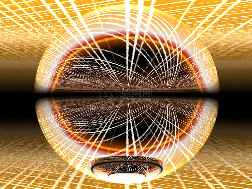 球之光金属技术橙子镜子圆圈反射坡度合金图片