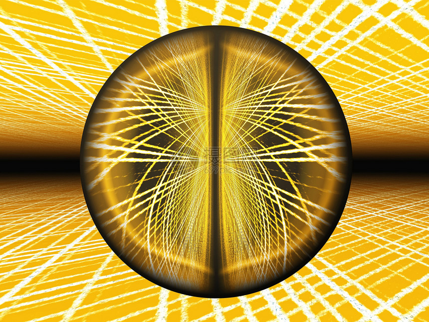 橙色球橙子金属合金技术反射镜子圆圈坡度图片