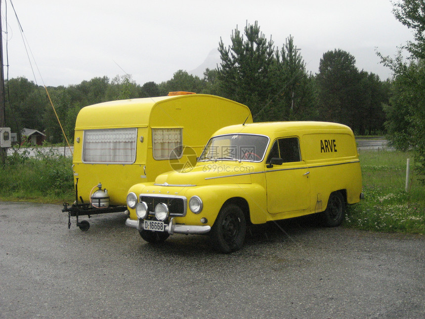 Volvo Duett和大篷车图片